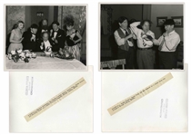Lot of Twenty 10 x 8 Glossy Photos Featuring Shemp, Most From Three Stooges Films -- Very Good Condition